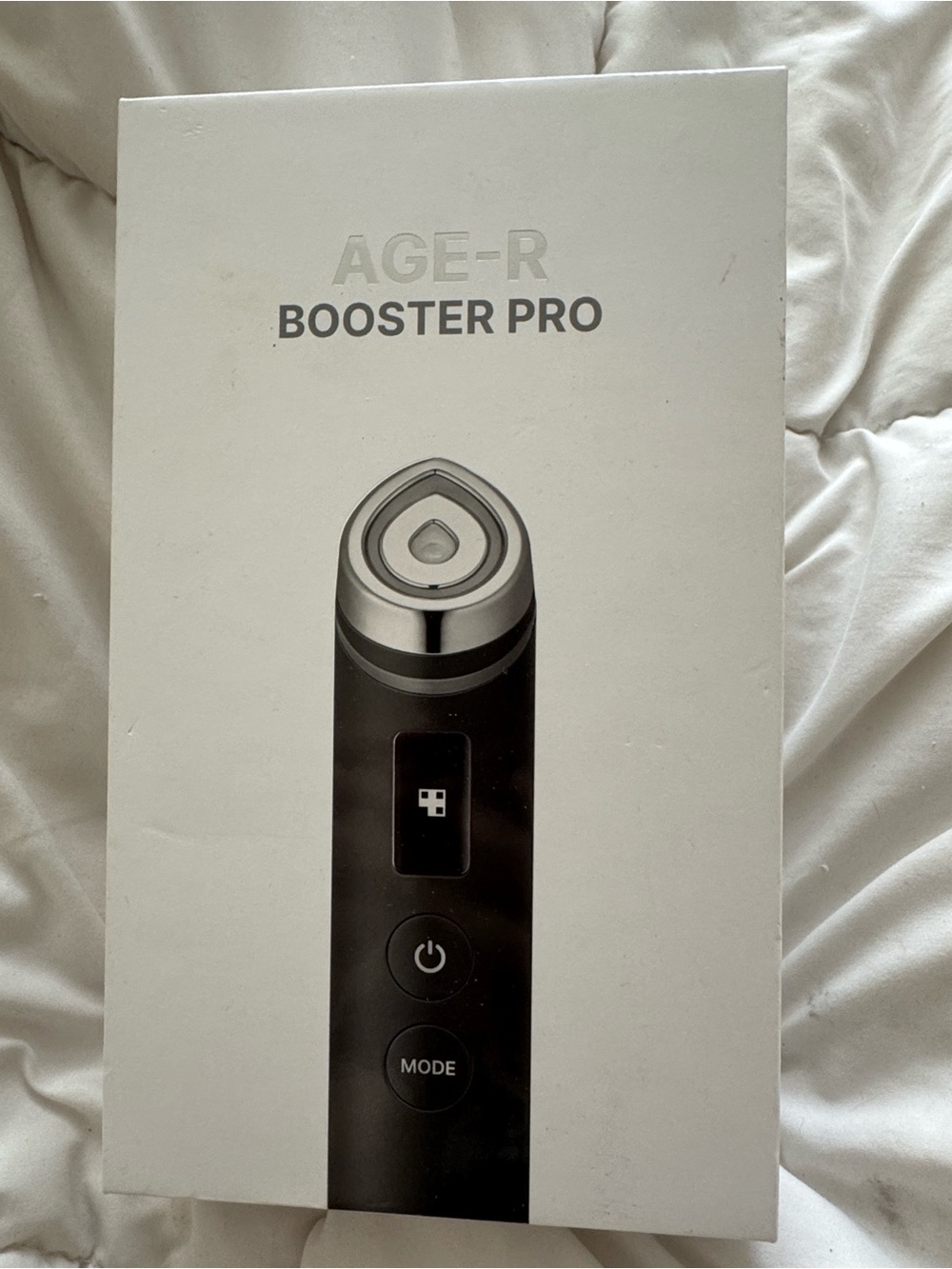 AGE-R Booster Pro Facial Device - Black & Silver